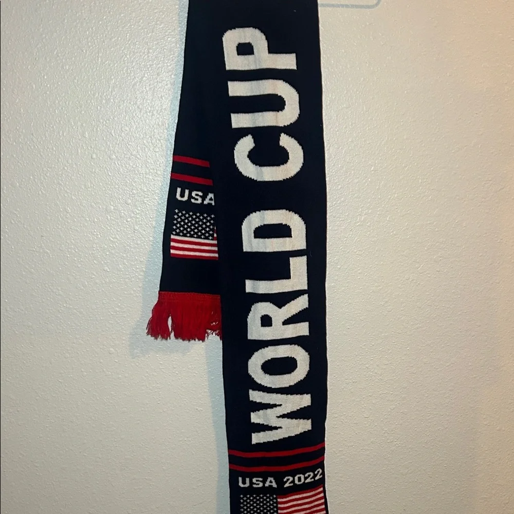USA 2022 Navy and Red Scarf